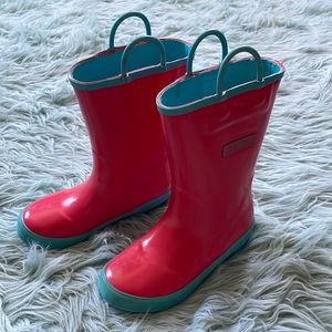 L.L. Bean Kids’ Puddle Stompers Rainboots, size 12